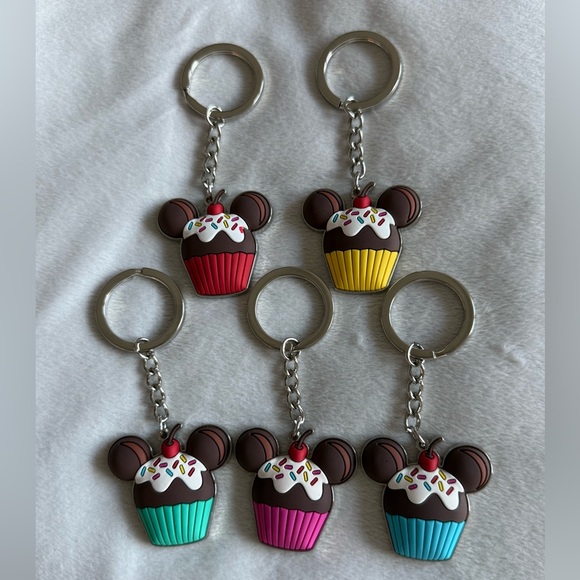 Disney Accessories - Disney Mickey Cupcake Keychain